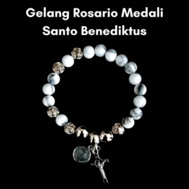 Gelang Rosario Medali Santo Benediktus